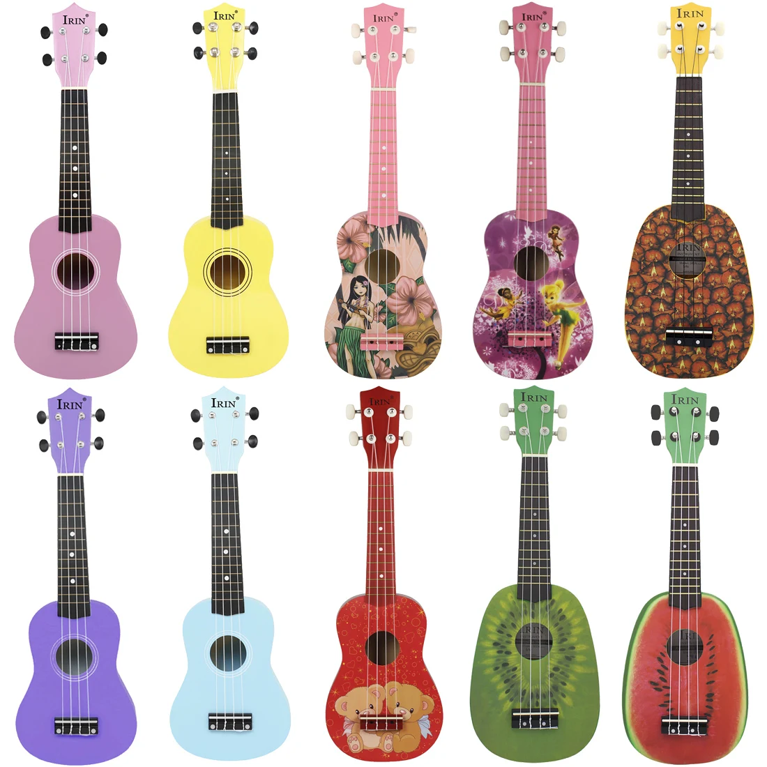 Musical Instrument Hawaiian - IRIN 21 inç Ukulele havai gitarı